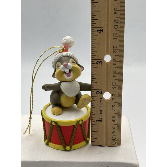 Disney Christmas Magic Ornaments W/Box Mickey Minnie Bambi Thumper Set/4 - Picture 7 of 14